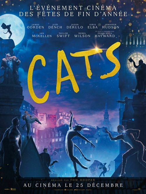 Cats - 2019 - Taylor Swift, Jason Derulo - 40x60cm - Affiche de cinéma originale pliée État correct - 13,99 € Cats - 2019 - Taylor Swift, Jason Derulo - 40x60cm - Affiche de cinéma originale pliée État correct N/A reconditionné disponible sur Fnac