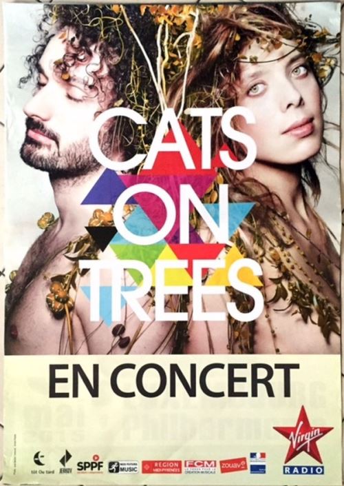 Cats On Trees - 80x120 cm - AFFICHE / POSTER État correct reconditionné disponible sur Fnac