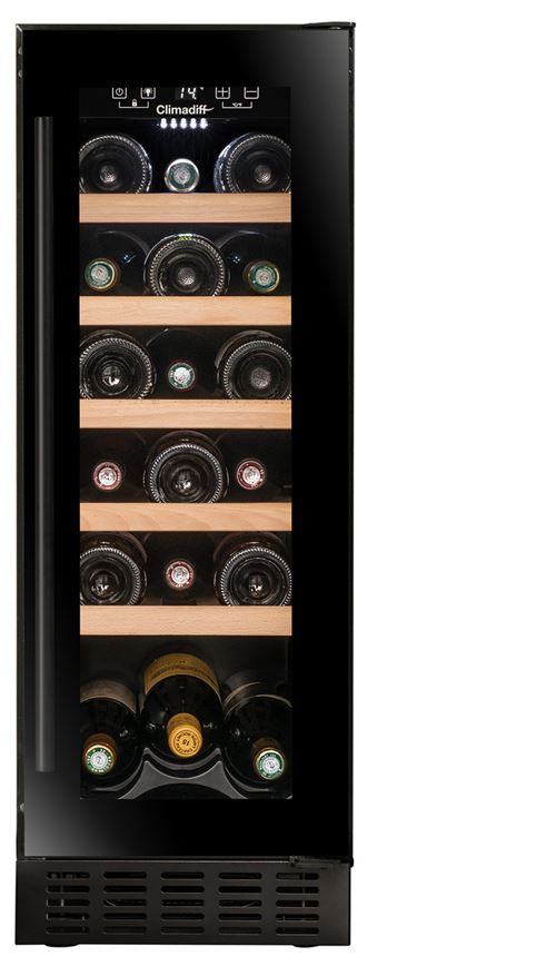 Cave à vin de service encastrable Climadiff CBU20S2B 20 bouteilles Noir État correct reconditionné disponible sur Fnac