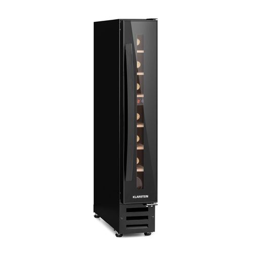 Cave à vin encastrable Klarstein Vinovilla 7 Built-in Uno Onyx verre noir inox État correct N/A reconditionné disponible sur Fnac | Dero