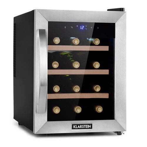 Cave à vin - Klarstein Reserva 12 - Cave de service - 31L - 11-18°C - Porte vitrée - Noir et Gris État correct - 195,99 € Cave à vin - Klarstein Reserva 12 - Cave de service - 31L - 11-18°C - Porte vitrée - Noir et Gris État correct reconditionné disponible sur Fnac