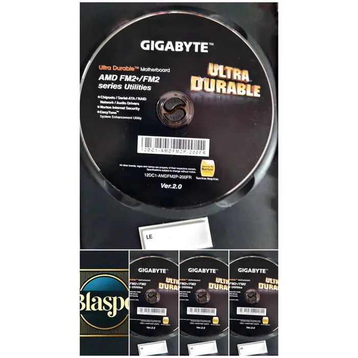 CD-ROM Gigabyte Ultra Durable – AMD FM2+/FM2 Utilities – Drivers Carte Mère – Sans boîtier refurbished reconditionné disponible sur Cdiscount Seconde Vie