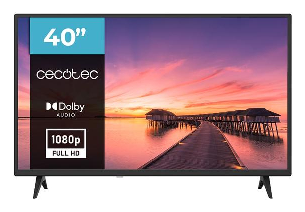 Cecotec 00993 TV 101,6 cm (40 ) Full HD Noir - Très bon état Très bon état Cecotec reconditionné disponible sur Pixmania