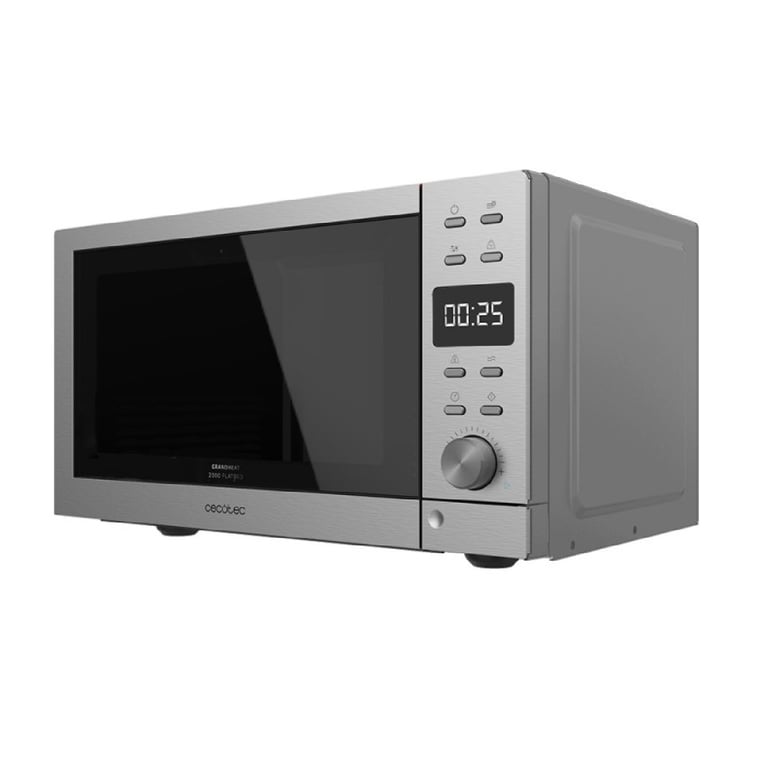 CECOTEC 01398 - Micro-ondes sans plateau GrandHeat 2000 Flatbed Steel - Bon état Bon état Cecotec reconditionné disponible sur Pixmania | Dero