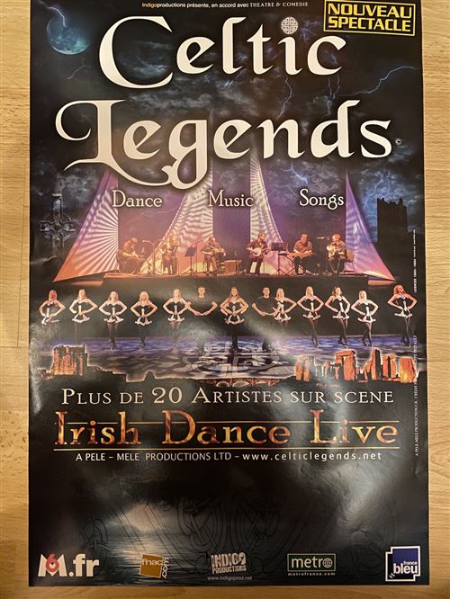 Celtic Legends - Irish Dance Live - 40x60cm - Affiche État correct N/A reconditionné disponible sur Fnac