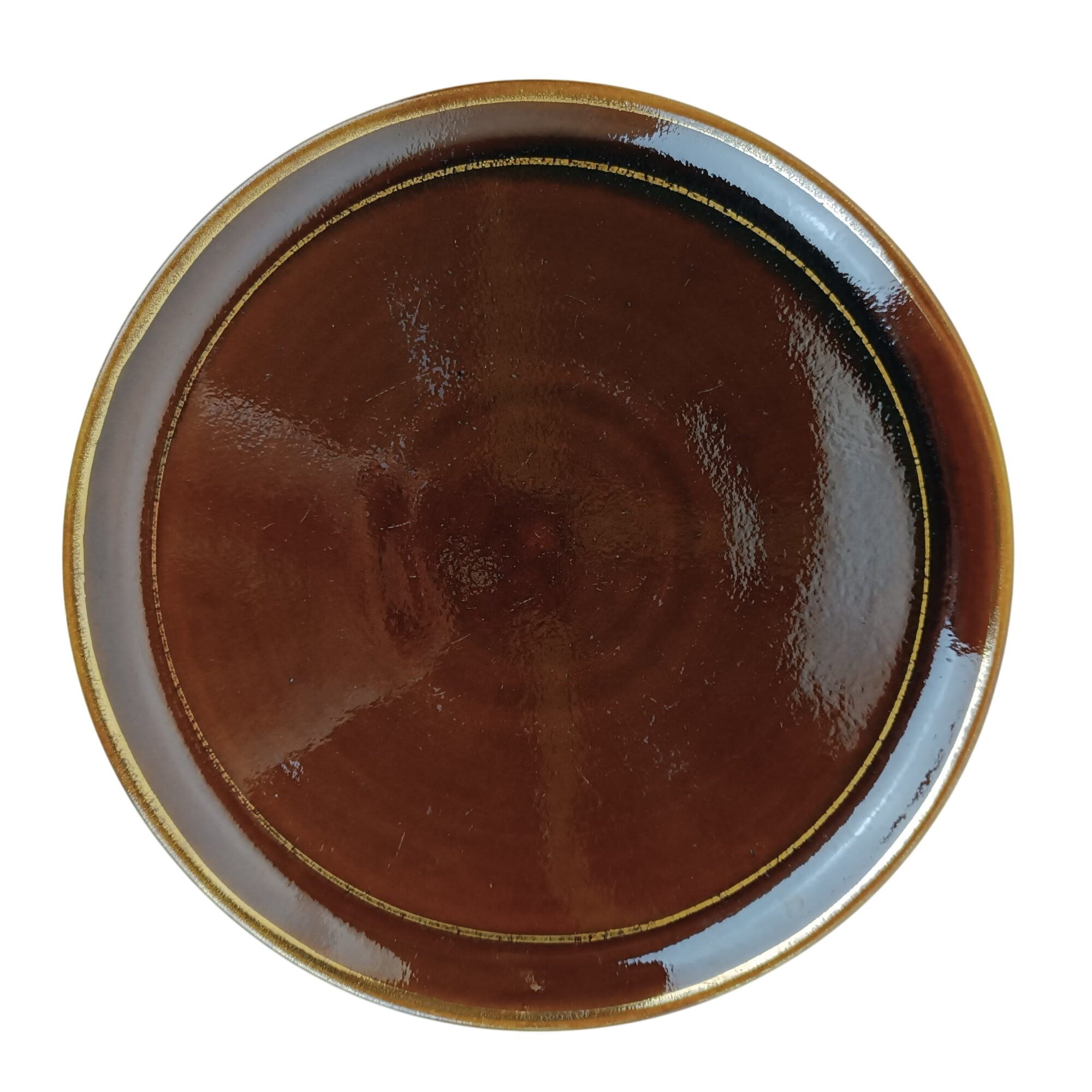 Acheter Centre de table / Grande assiette plate - Terre d'acier, céramique de Saint-Uze Bon état - 11,20 € Centre de table / Grande assiette plate - Terre d'acier, céramique de Saint-Uze Bon état reconditionné disponible sur Label Emmaüs