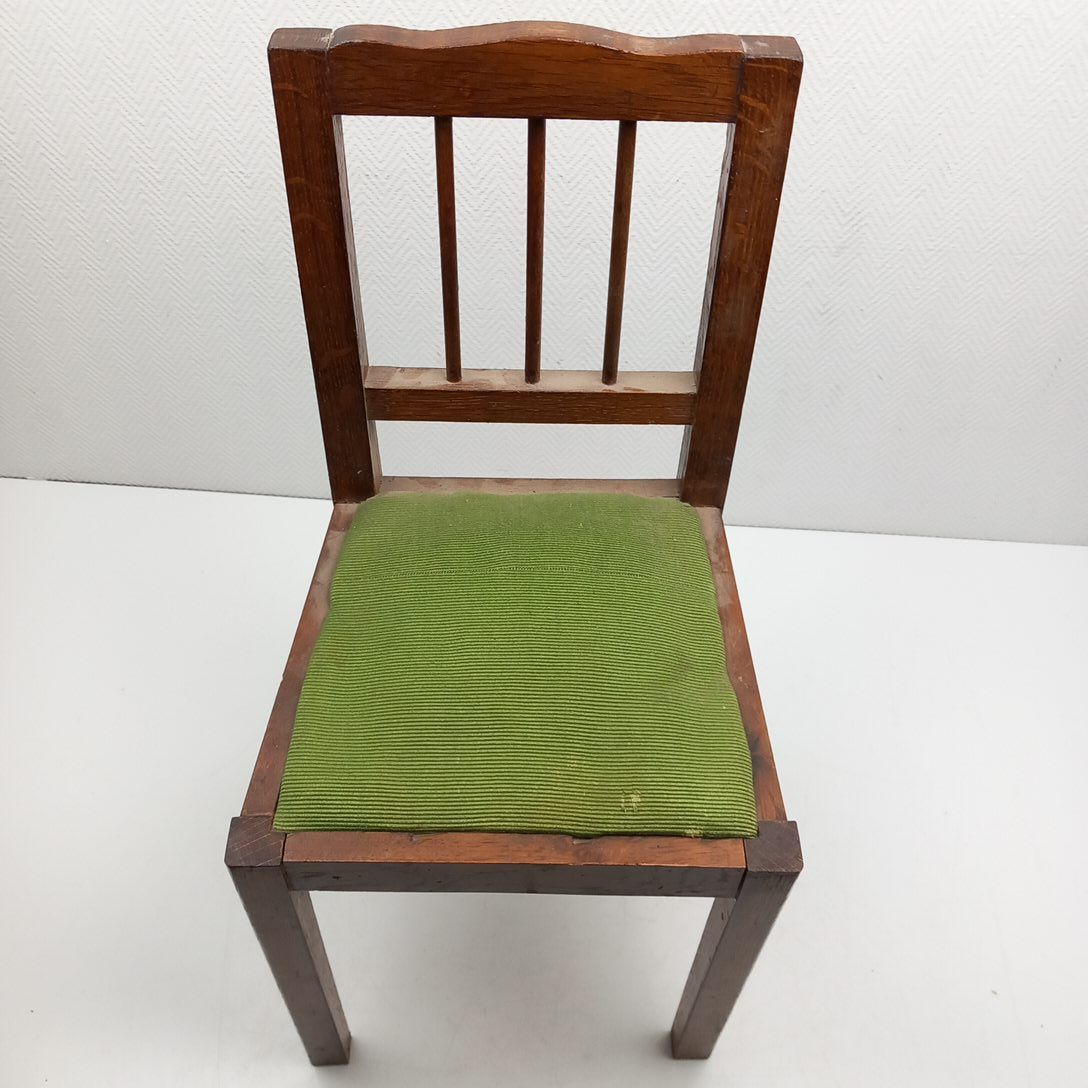 Voir photo 19 de Chaise Ancienne pour Poupée en Bois et tissu Chaise Ancienne pour Poupée en Bois et tissu État correct reconditionné photo 19