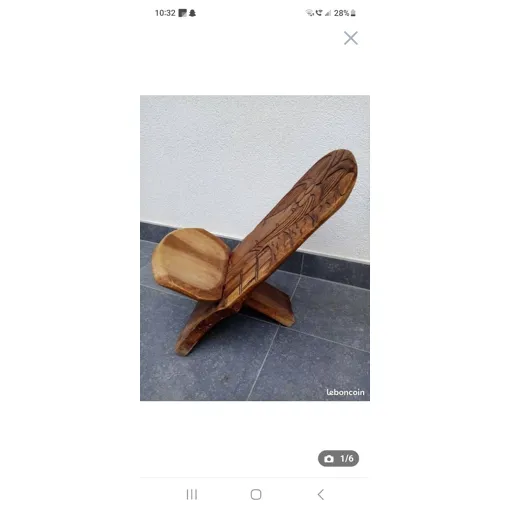 Chaise En Bois Enfant Bon état - 25,00 € Chaise En Bois Enfant Bon état reconditionné disponible sur Rakuten