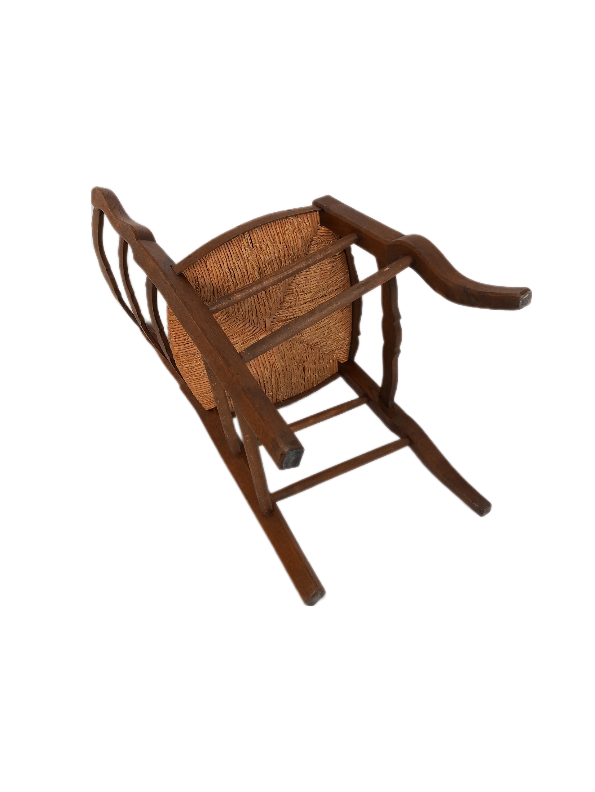 Voir photo 6 de Chaise En Bois Rustique Vintage Chaise En Bois Rustique Vintage Très bon état reconditionné photo 6