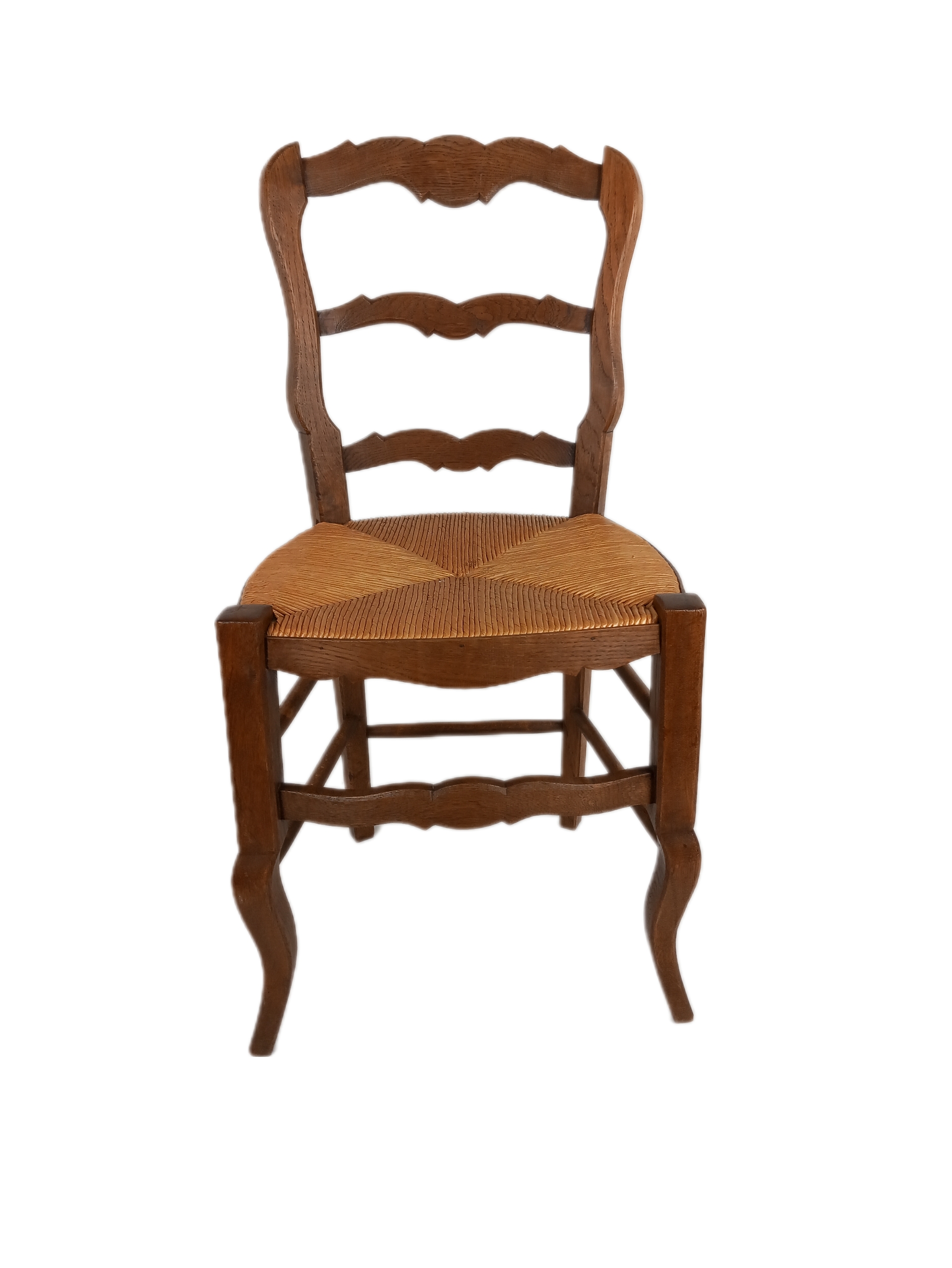 Chaise En Bois Rustique Vintage Très bon état - 47,20 € Chaise En Bois Rustique Vintage Très bon état reconditionné disponible sur Label Emmaüs