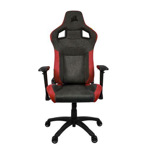 Chaise gaming Corsair T3 Rush Gris et Rouge État correct Corsair reconditionné disponible sur Fnac