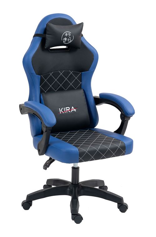 Chaise gaming Kira Katana Bleu et Noir État correct N/A reconditionné disponible sur Fnac
