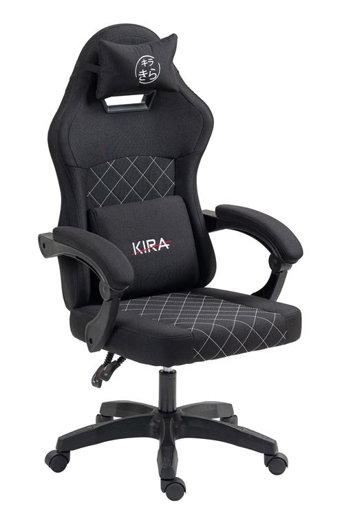 Chaise gaming Kira Shinken Tissu Noir État correct N/A reconditionné disponible sur Fnac | Dero
