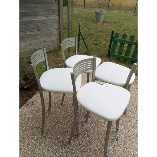 Chaises de bar beige/gris 60 cm de hauteur occasion reconditionné disponible sur Rakuten