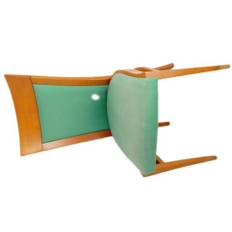 Voir photo 7 de Chaises En Bois & Assise En Tissu Vintage Chaises En Bois & Assise En Tissu Vintage Très bon état reconditionné photo 7