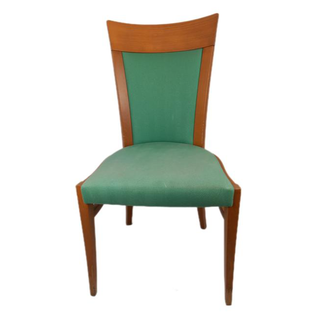 Chaises En Bois & Assise En Tissu Vintage Très bon état - 70,40 € Chaises En Bois & Assise En Tissu Vintage Très bon état reconditionné disponible sur Label Emmaüs