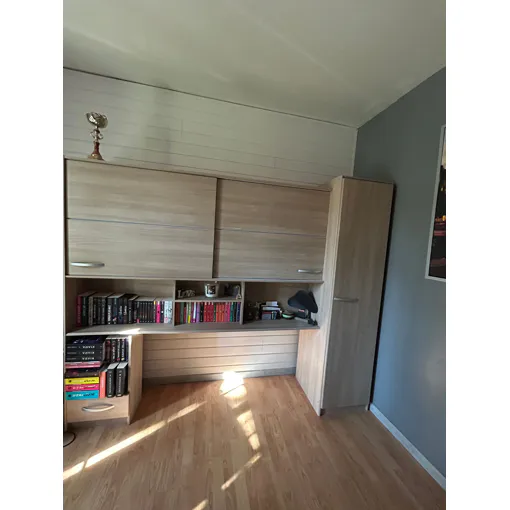 Chambre avec lit + pont armoire Bon état reconditionné disponible sur Rakuten