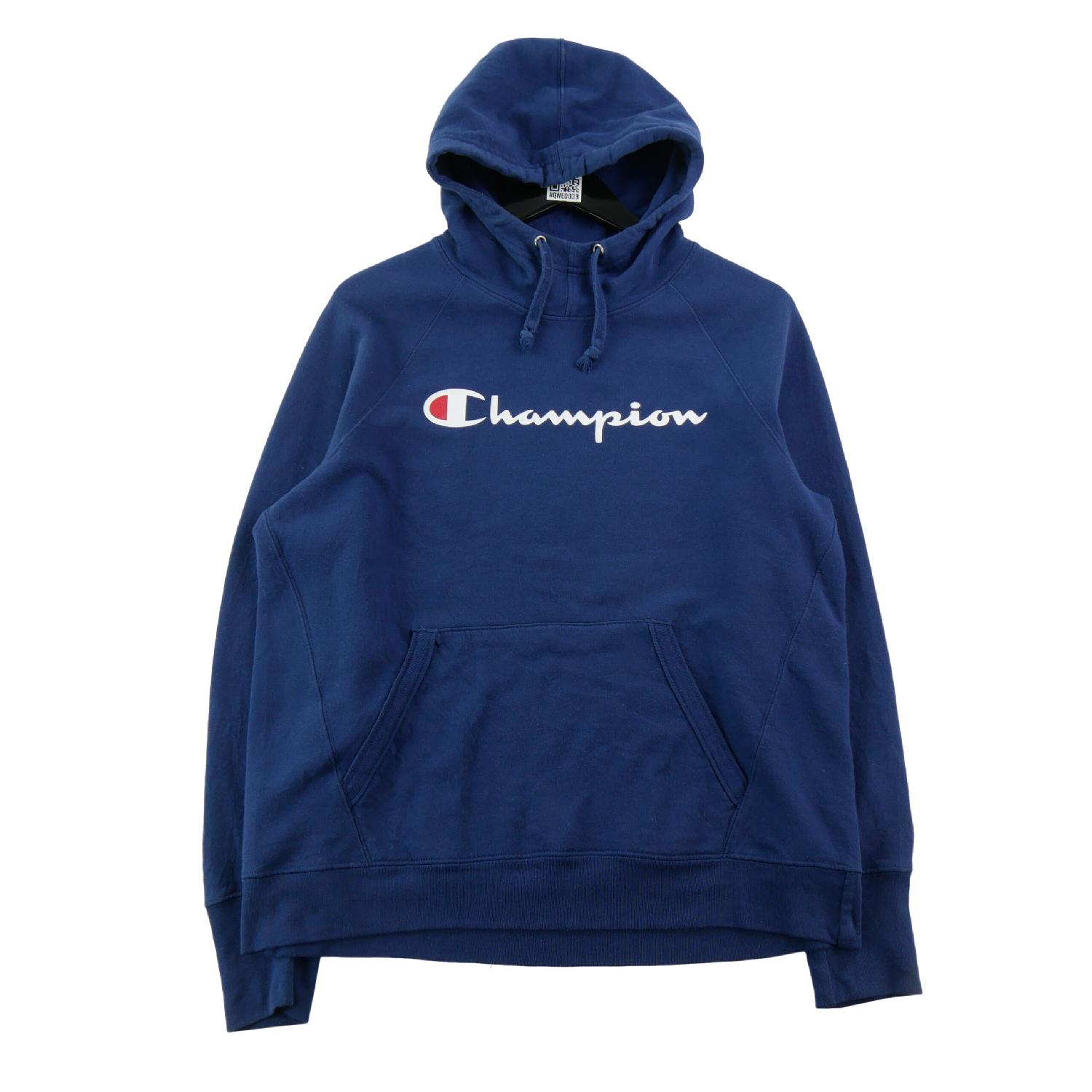 Champion Sweat à capuche Powerblend Graphic Hoodie GF934Y08113 Athletic Navy Homme Taille L Très bon état reconditionné disponible sur Sporteed | Dero
