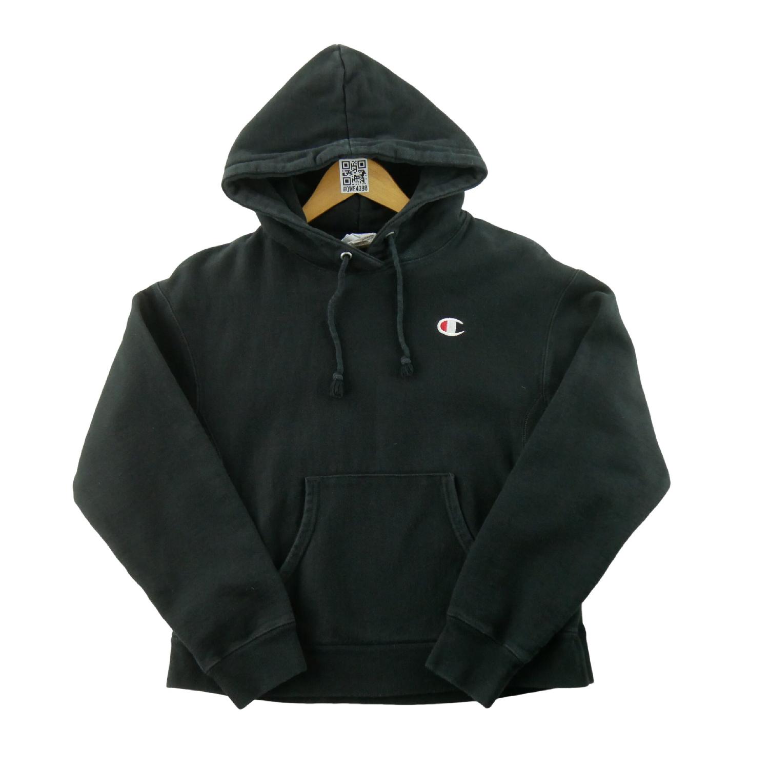 Champion Sweat à capuche Reverse Weave Hoodie GF857 Coupe standard Femme Taille S Noir Très bon état reconditionné disponible sur Sporteed | Dero