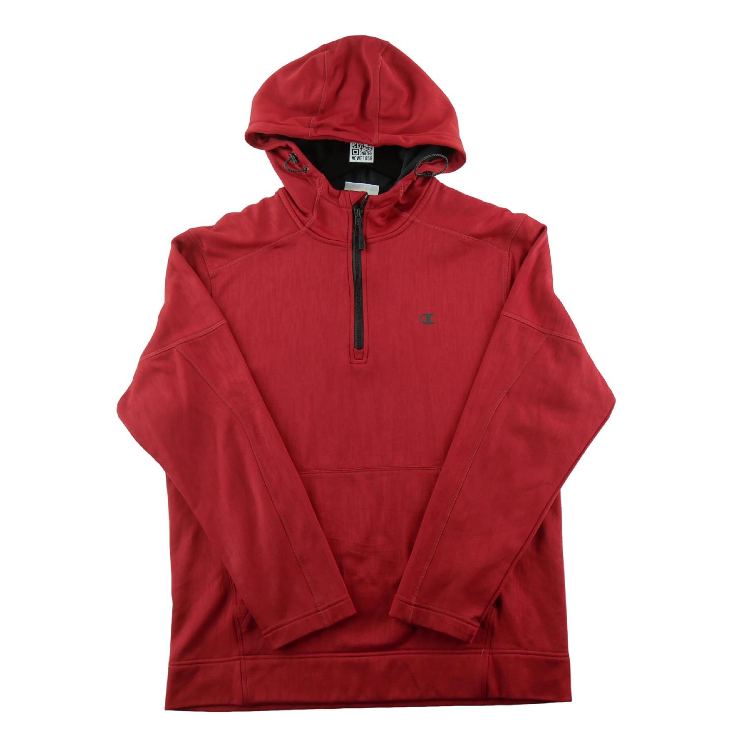 Champion Sweat à capuche Y421 Coupe regular Elite Double Dry Homme Taille M Rouge Très bon état reconditionné disponible sur Sporteed | Dero