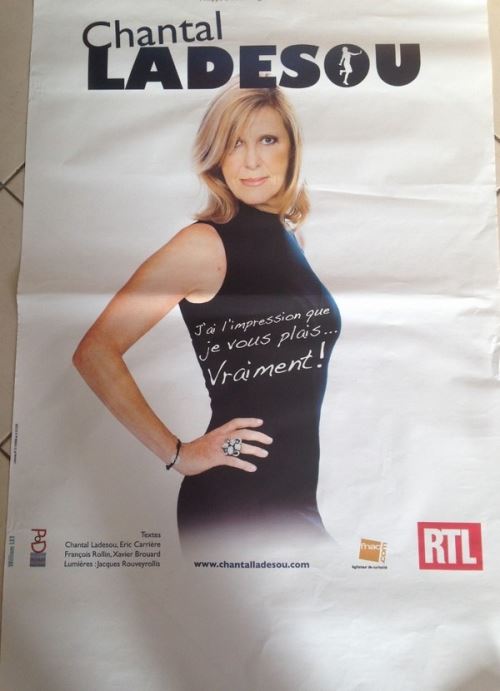 Chantal LADESOU - 80x120 cm - AFFICHE / POSTER État correct reconditionné disponible sur Fnac