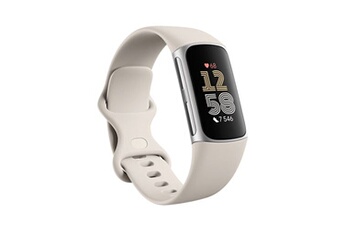 Charge 6 Porcelaine et Argent Très bon état Fitbit reconditionné disponible sur Darty