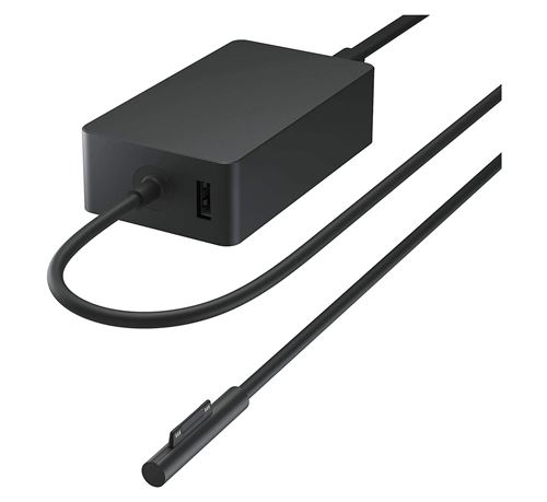 Chargeur Alimentation Microsoft 65W noir pour Surface Pro et Surface Laptop État correct Microsoft reconditionné disponible sur Fnac