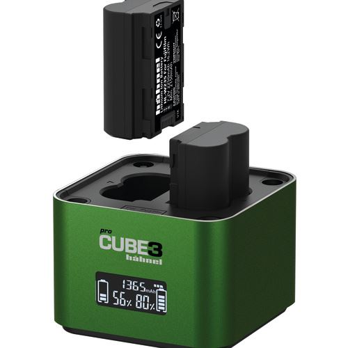 Chargeur double Hähnel ProCube3 pour batterie Fujifilm NP-W126/S et NP-W235 Vert État correct Hähnel reconditionné disponible sur Fnac