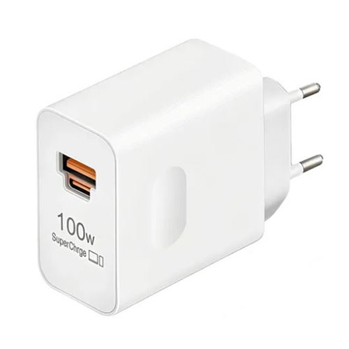 Chargeur HONOR SuperCharge 100W Dual Ports USB Blanc avec câble 1m État correct N/A reconditionné disponible sur Fnac