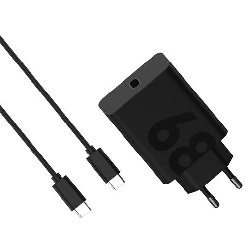 Chargeur Motorola TurboPower 68 W+ câble USB-C Noir État correct Motorola reconditionné disponible sur Fnac