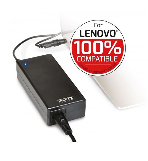 Chargeur Port Designs pour Ordinateur Lenovo 90 W État correct Port Designs reconditionné disponible sur Fnac
