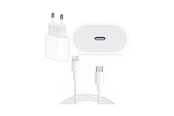Chargeur rapide 20w + cable usb-c lightning pour iphone 12 Bon état reconditionné disponible sur Darty