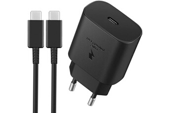 Chargeur rapide 25W Prise Cable USB Type C Charge pour Galaxy S24 - S24+ - S24 Ultra - 100 cm Bon état - 15,99 € Chargeur rapide 25W Prise Cable USB Type C Charge pour Galaxy S24 - S24+ - S24 Ultra - 100 cm Bon état N/A reconditionné disponible sur Darty