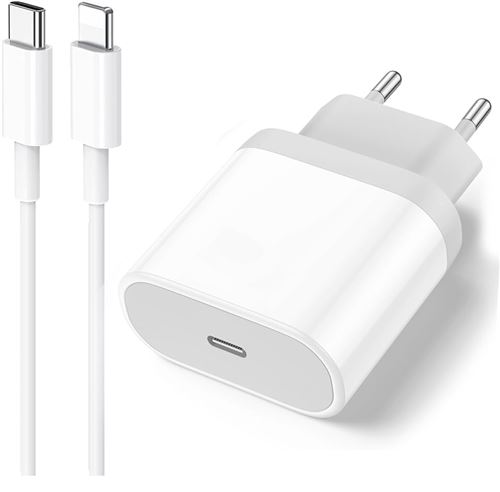 Chargeur Rapide iPhone 13 - 13 MINI - 13 PRO - 13 PRO MAX - 20W + Câble 1 mètre USB C Lightning - Straße Tech ® État correct reconditionné disponible sur Fnac