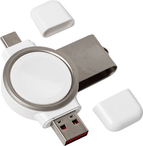 Chargeur sans fil BigBen Connected USB A et USB C pour Apple Watch Ultra 8 7 6 SE 5 et 4 Blanc État correct reconditionné disponible sur Fnac