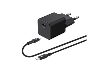 Chargeur secteur 20W + Cable USB-C 1m Noir Bon état reconditionné disponible sur Darty
