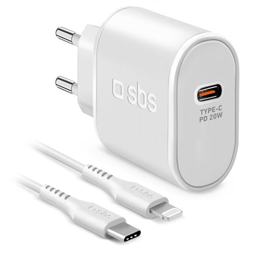 Chargeur secteur complet rapide 20W Avec cable USB type C vers Lightning MFI- SBS État correct - 15,99 € Chargeur secteur complet rapide 20W Avec cable USB type C vers Lightning MFI- SBS État correct N/A reconditionné disponible sur Fnac