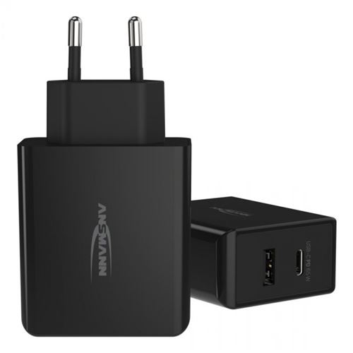Chargeur secteur USB Ansmann HC265PD Noir État correct Ansmann reconditionné disponible sur Fnac