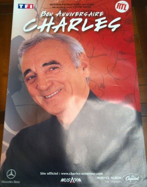 Charles Aznavour - 40x60 cm - AFFICHE / POSTER État correct N/A reconditionné disponible sur Fnac