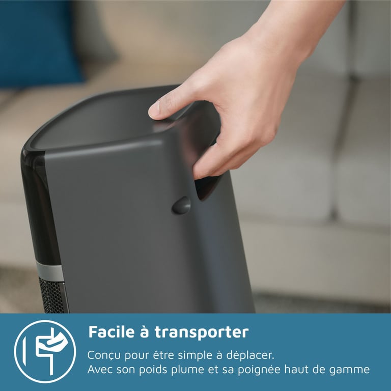 Chauffage tour céramique Philips 5000 Series CX5120/11 2000W Eco AI Wi?Fi Noir/Gris foncé - Très bon état Très bon état Philips reconditionné photo 3 | Dero