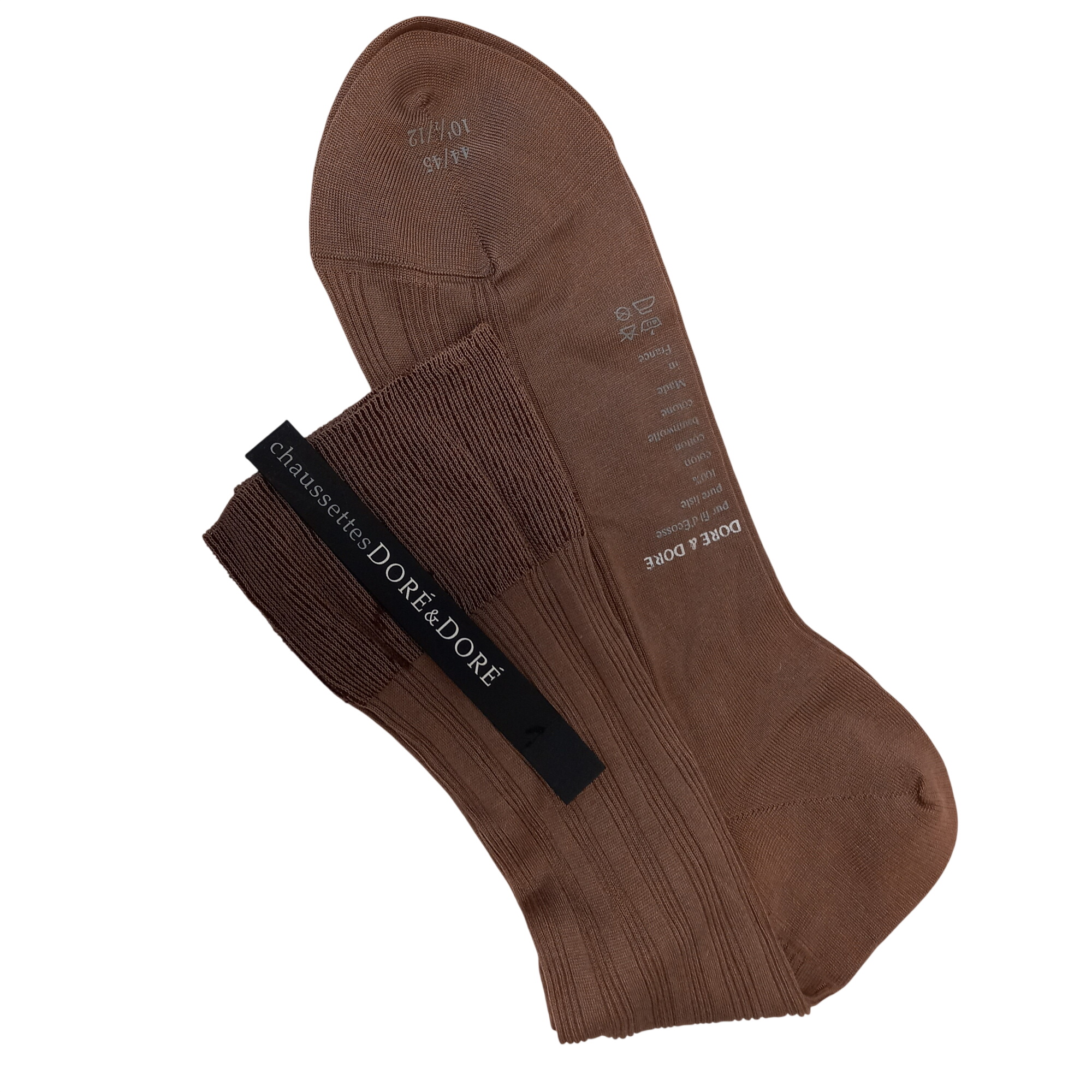 Acheter Chaussettes Marron Doré & Doré pointure 44/45 Parfait état - 10,00 € Chaussettes Marron Doré & Doré pointure 44/45 Parfait état reconditionné disponible sur Label Emmaüs