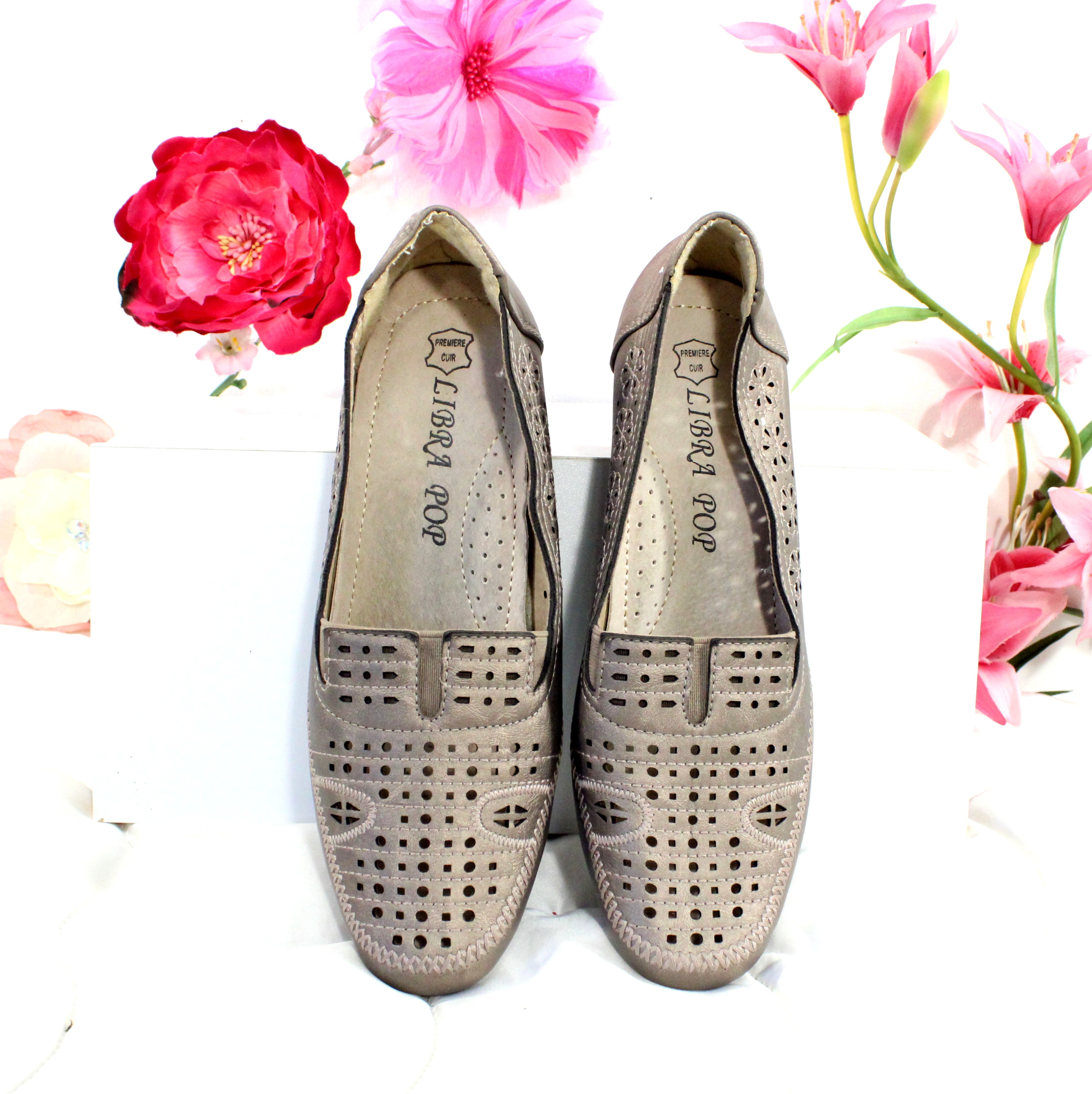 Voir photo 3 de Chaussure Femme Taupe LIBRA POP Pointure 38 Chaussure Femme Taupe LIBRA POP Pointure 38 Bon état reconditionné photo 3