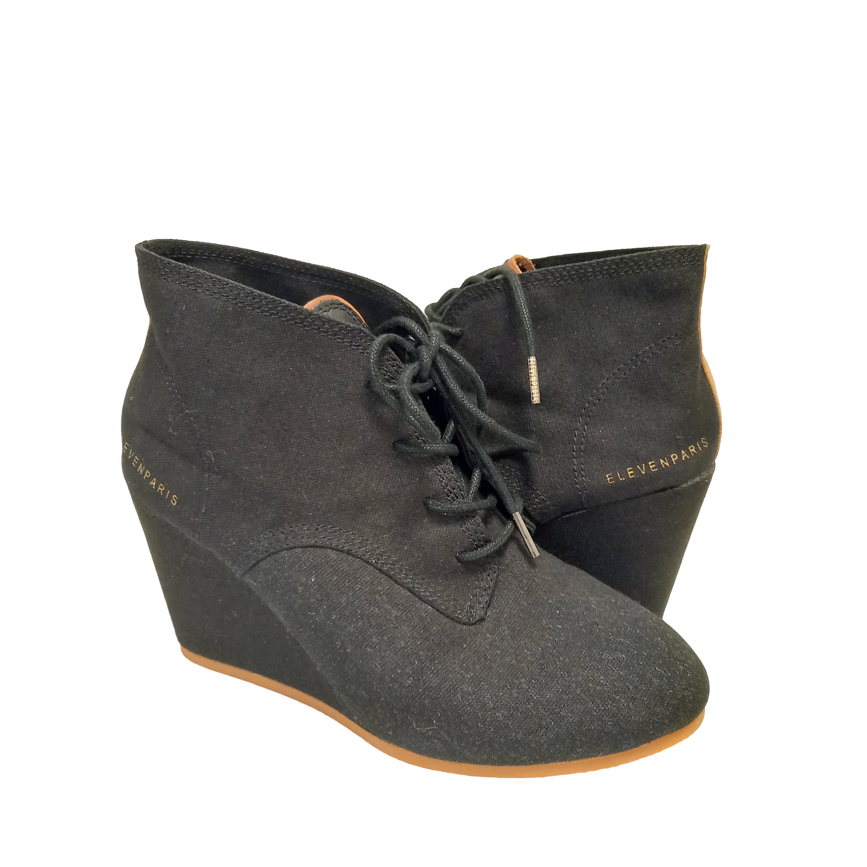 Voir photo 3 de Chaussures à talons compensés- Eleven Paris- P:40 Chaussures à talons compensés- Eleven Paris- P:40 Bon état reconditionné photo 3
