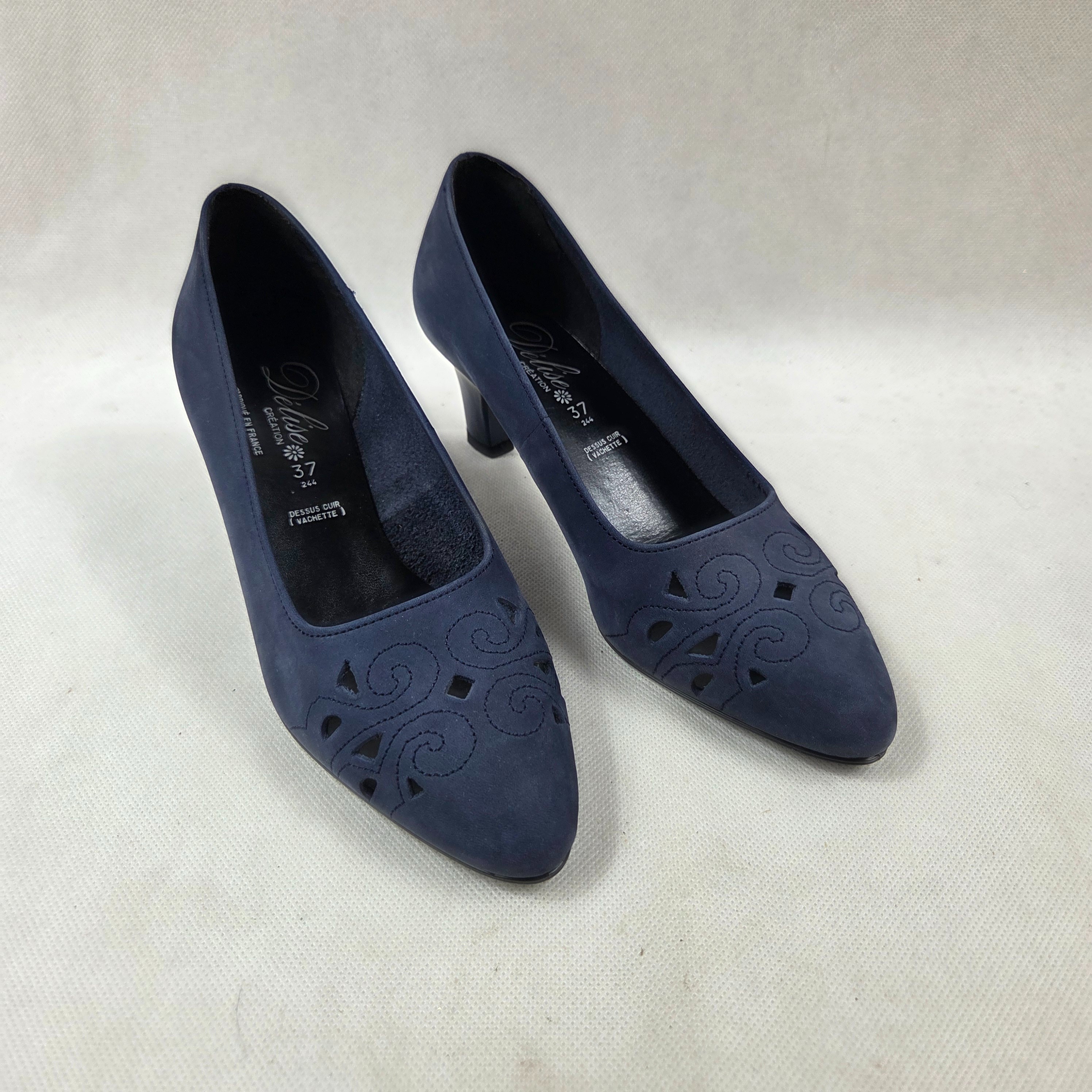 Voir photo 7 de Chaussures bleues Delise Creation Chaussures bleues Delise Creation Très bon état reconditionné photo 7