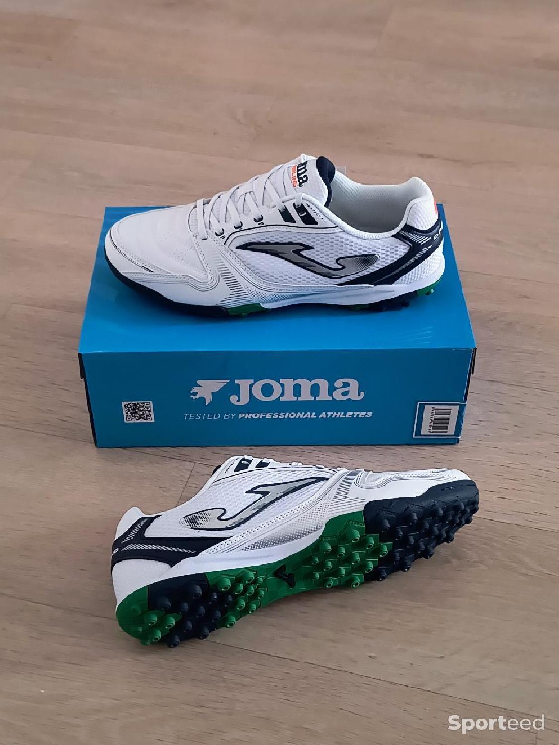 Chaussures de football de rue joma taille 42 neuves  Comme neuf (c'est déjà la condition standard) Joma reconditionné disponible sur Sporteed