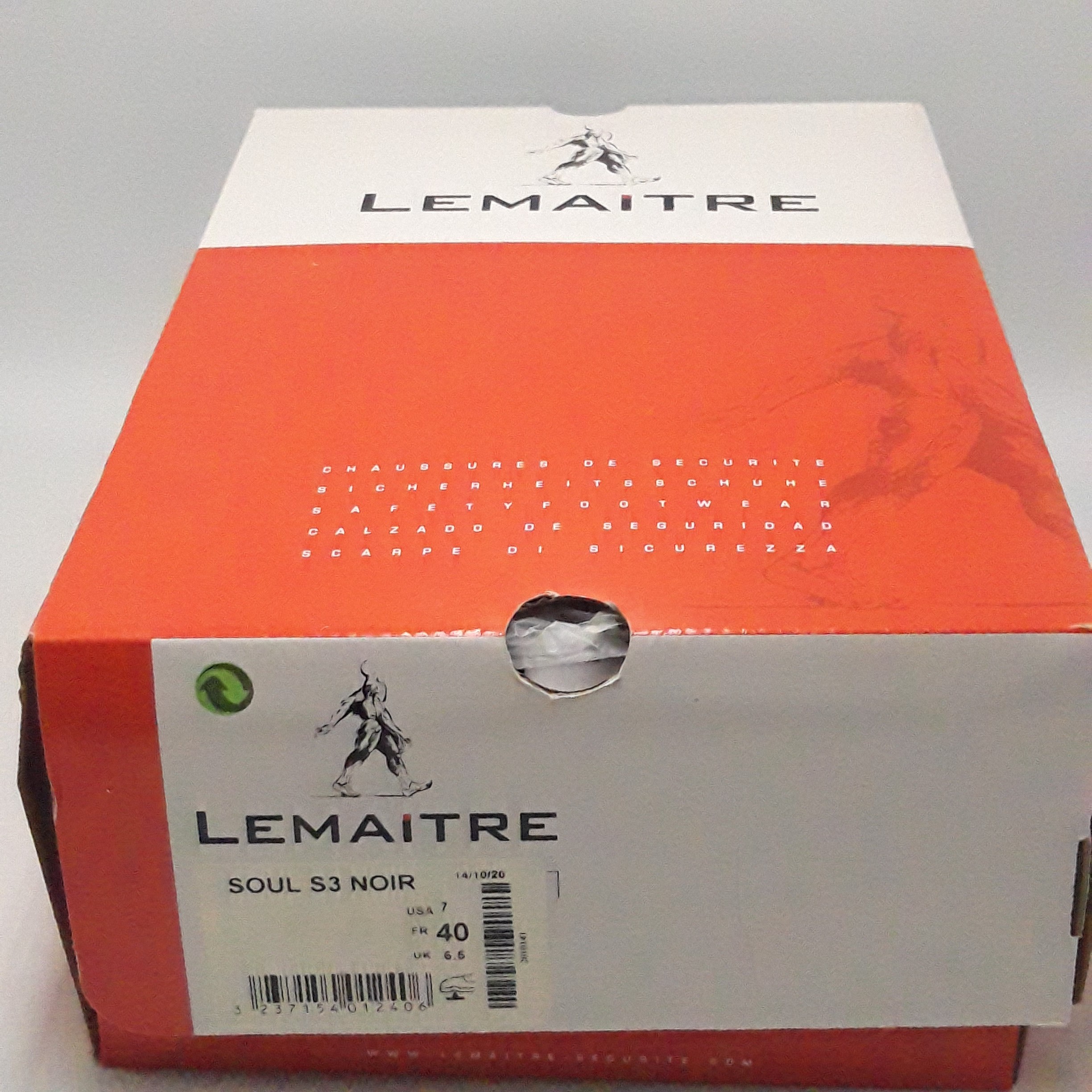 Voir photo 7 de Chaussures de sécurité Lemaitre Homme – Pointure 40 Chaussures de sécurité Lemaitre Homme – Pointure 40 Très bon état reconditionné photo 7