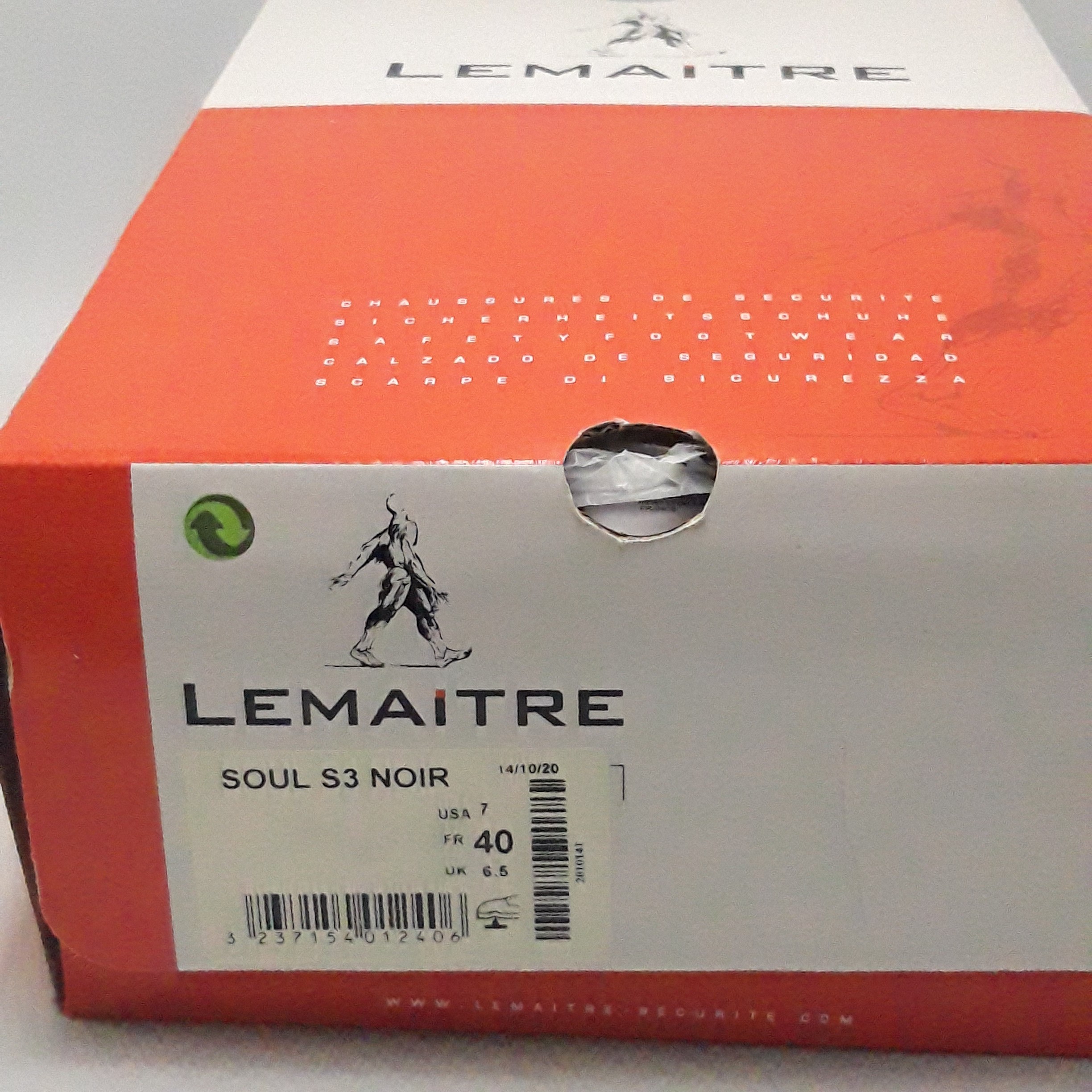 Voir photo 8 de Chaussures de sécurité Lemaitre Homme – Pointure 40 Chaussures de sécurité Lemaitre Homme – Pointure 40 Très bon état reconditionné photo 8