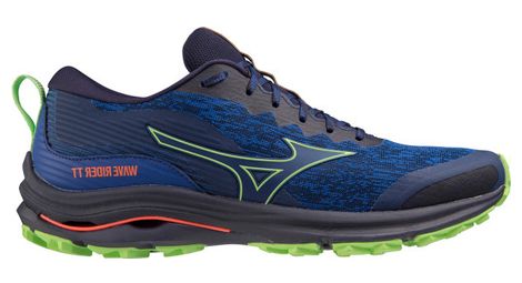 Chaussures de Trail Running Mizuno Wave Rider TT Bleu Vert Bon état reconditionné (offre indisponible)