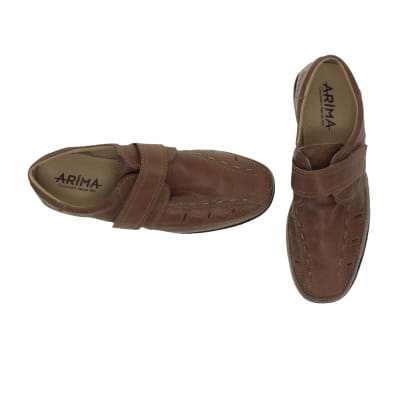 Voir photo 2 de Chaussures de villes marron - homme - Arima - pointures 44 Chaussures de villes marron - homme - Arima - pointures 44 Bon état reconditionné photo 2