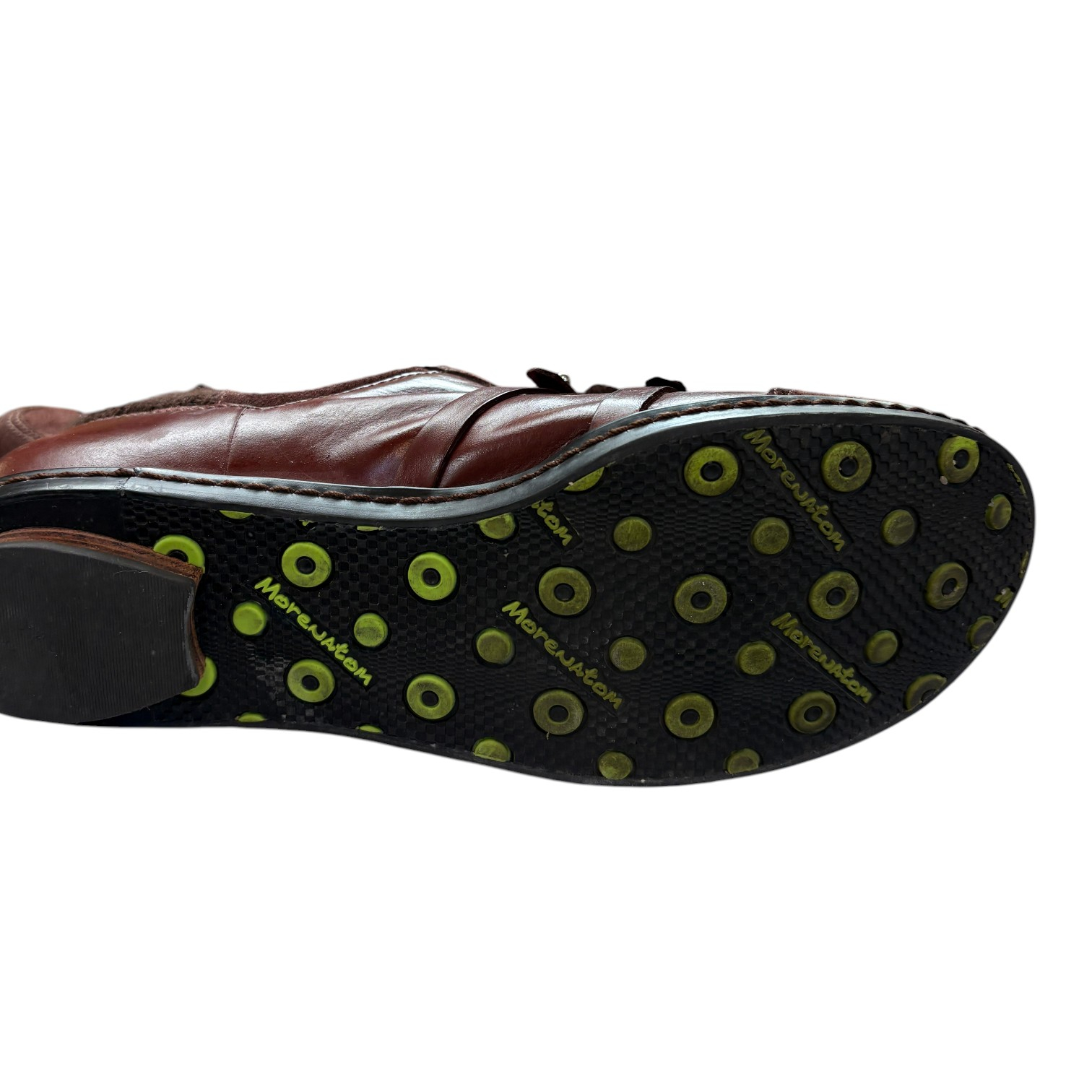 Voir photo 2 de Chaussures en cuir et daim marron artistiques \"M by Morenatom\" – 38 Chaussures en cuir et daim marron artistiques \"M by Morenatom\" – 38 Parfait état reconditionné photo 2